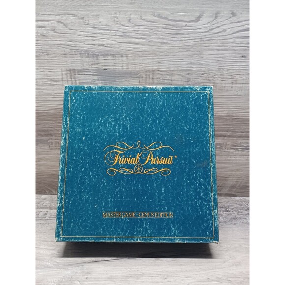 Trivial Pursuit Master Game-Genus Edition Original Vintage 1981 - Picture 1 of 10